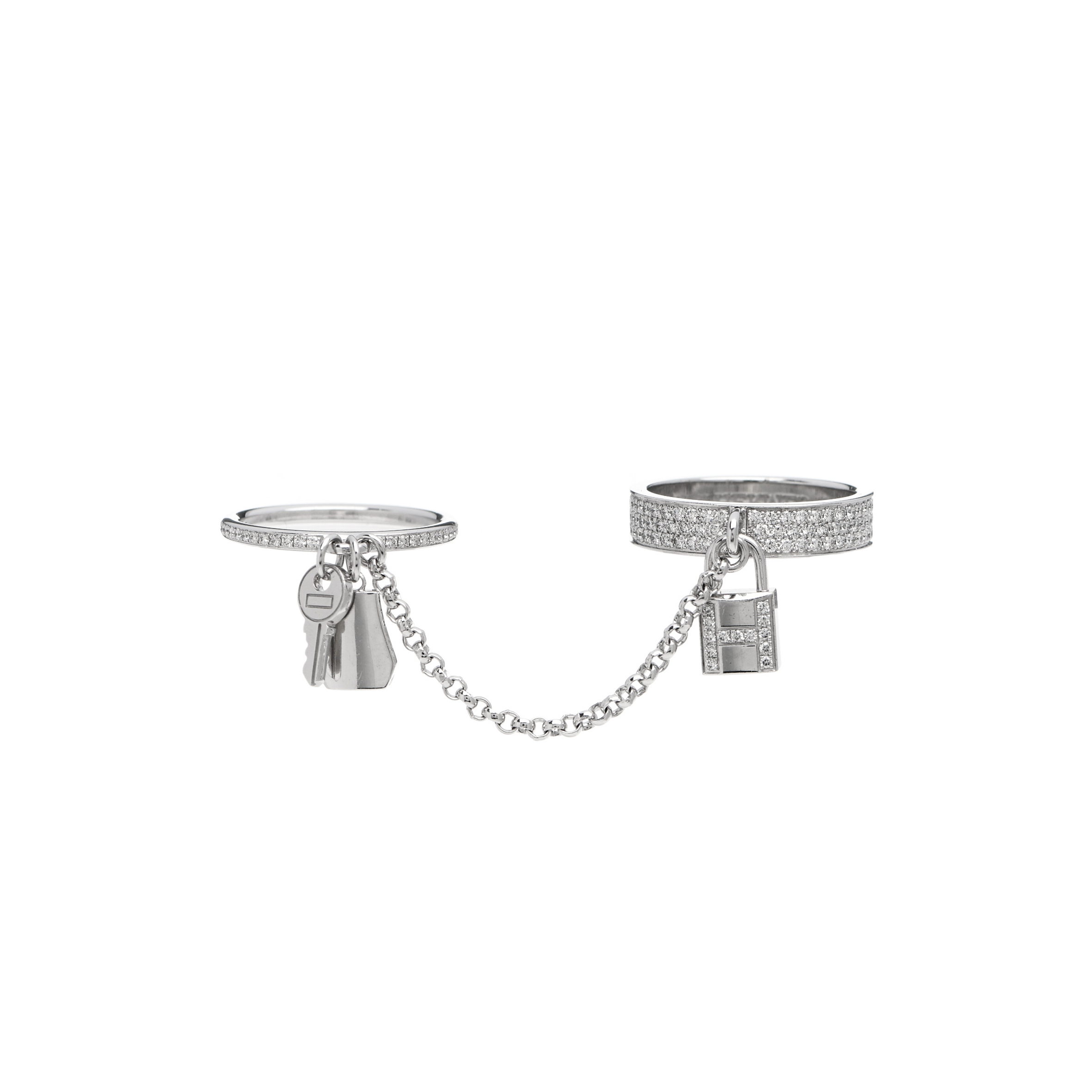 H**mes kelly cadenas double ring h221614b00050